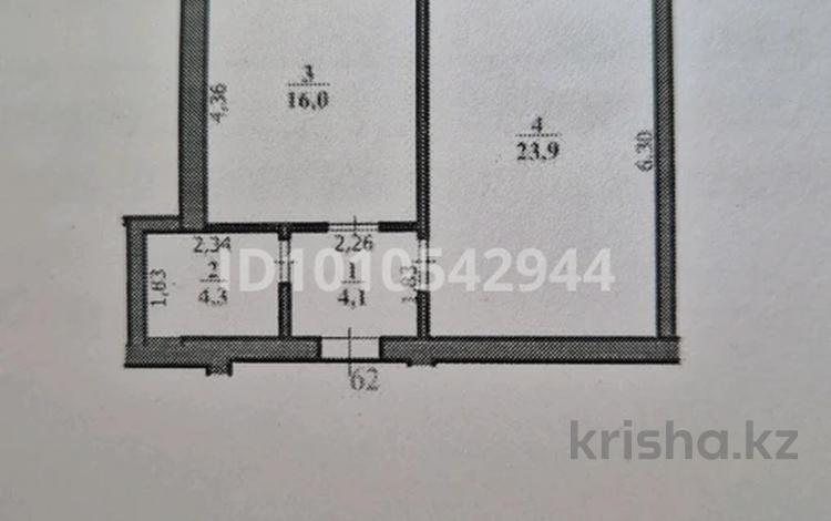 1-комнатная квартира · 48.8 м² · 2/3 этаж, Бисена Жумагали 55 — Р/н Старый аэропорт за 15.5 млн ₸ в Уральске — фото 2