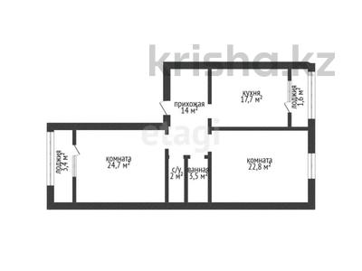 2-комнатная квартира, 88 м², 3/5 этаж, мкр. Алтын орда за 20 млн 〒 в Актобе, мкр. Алтын орда