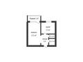 1-бөлмелі пәтер · 35 м² · 7/10 қабат, мкр 11, бағасы: 15.5 млн ₸ в Актобе — фото 13