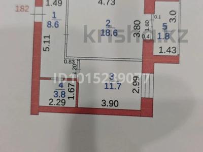 1-комнатная квартира · 44.5 м² · 6/10 этаж, мкр Юго-Восток, Букетова 3/6 за 20.5 млн ₸ в Караганде, Казыбек би р-н