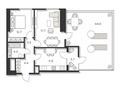 3-комнатная квартира · 71.33 м², Азимова 46А за ~ 68.2 млн ₸ в Ташкенте — фото 3
