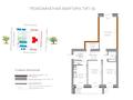 3-бөлмелі пәтер · 95 м² · 9/9 қабат, Тауфика Мухамед-Рахимова 58 — Айыртауская, бағасы: 43.7 млн ₸ в Петропавловске — фото 2