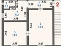 2-комнатная квартира · 46.8 м² · 1/2 этаж, Ауэзова 47а за 199 000 ₸ в Атырау, мкр Жилгородок