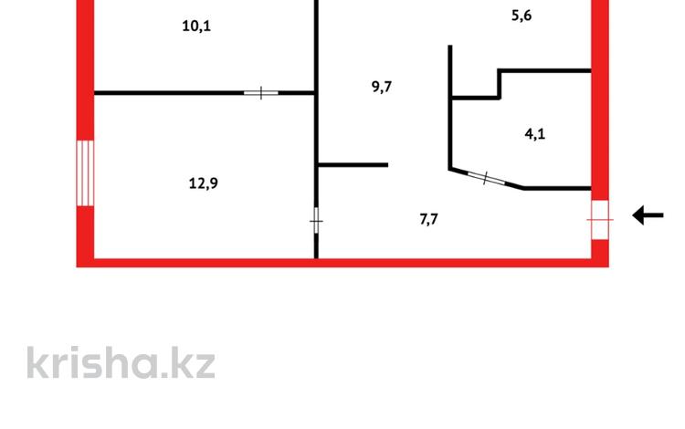 3-бөлмелі пәтер, 56 м², 1/5 қабат, Пришахтинск, Методическая, бағасы: 10.9 млн 〒 в Караганде, Алихана Бокейханова р-н — фото 15