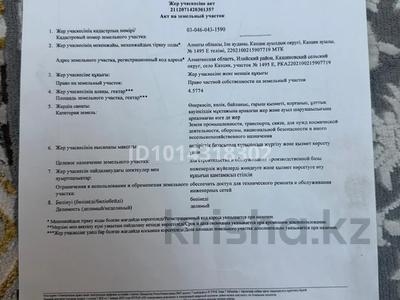 Участок · 5.5 га, Первая за 350 млн ₸ в Аскара Токпанова (Казцик)