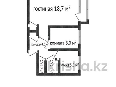 2-бөлмелі пәтер · 41 м² · 3/5 қабат, Комсомольский 10 — Район Галактика, бағасы: ~ 11 млн ₸ в Рудном