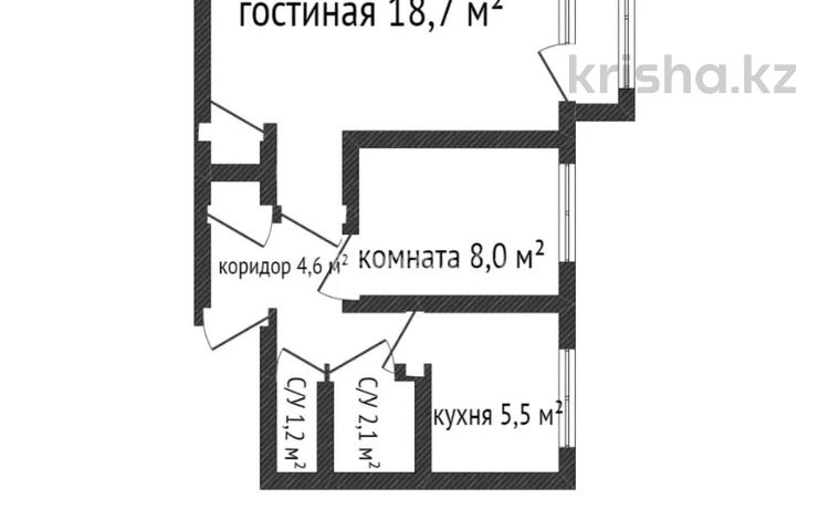 2-бөлмелі пәтер · 41 м² · 3/5 қабат, Комсомольский 10 — Район Галактика, бағасы: ~ 11 млн ₸ в Рудном — фото 2