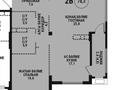 2-комнатная квартира · 78.3 м² · 2/3 этаж, Кенесары хана 43/7 — Шаймерденова - Ушконыр за ~ 90.5 млн ₸ в Алматы, Наурызбайский р-н