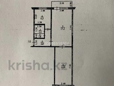 2-комнатная квартира · 45.2 м² · 5/5 этаж, Доспанова 69 за 15 млн ₸ в Уральске, мкр Школьник