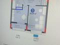 1-бөлмелі пәтер · 36 м² · 7/7 қабат, Шоссе Коргалжын 24/2, бағасы: 23 млн ₸ в Астане, Нура р-н