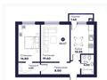 2-комнатная квартира · 52 м² · 2/5 этаж, мкр Акжайык 160 — Grand Park Shymkent за 26.5 млн ₸ в Шымкенте, Абайский р-н — фото 6