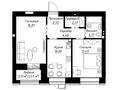 2-комнатная квартира · 56.45 м², Чингиз Айтматов 1 за ~ 34.7 млн ₸ в Астане, Нура р-н — фото 3
