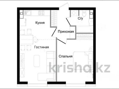 2-бөлмелі пәтер · 52 м² · 4/12 қабат, Сагадат Нурмагамбетов 71 — Толе Би, бағасы: 49.9 млн ₸ в Алматы, Медеуский р-н