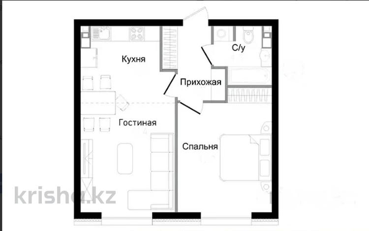 2-бөлмелі пәтер · 52 м² · 4/12 қабат, Сагадат Нурмагамбетов 71 — Толе Би, бағасы: 49.9 млн ₸ в Алматы, Медеуский р-н — фото 11