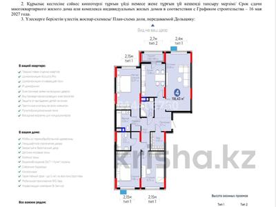 4-бөлмелі пәтер · 118 м² · 7/14 қабат, Сагадат Нурмагамбетов 17, бағасы: 70 млн ₸ в Астане, Сарайшык р-н