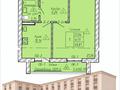 1-комнатная квартира · 47.87 м² · 5/5 этаж, Назарбаева — Шажимбаева за ~ 16.2 млн ₸ в Петропавловске
