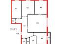4-бөлмелі пәтер · 67.1 м² · 5/9 қабат, 6 ой, бағасы: 12.8 млн ₸ в Темиртау — фото 17