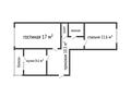 2-бөлмелі пәтер · 52.3 м² · 1/5 қабат, 8-й Микрорайон 12, бағасы: 22.9 млн ₸ в Костанае — фото 14