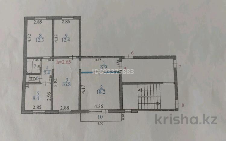 4-комнатная квартира, 83.1 м², 2/5 этаж, 4 мкр. 35 за 18 млн 〒 в Абае — фото 2