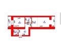 2-комнатная квартира · 54 м² · 3/9 этаж, Мустафина 13/1 за 27 млн ₸ в Астане, Алматы р-н — фото 11