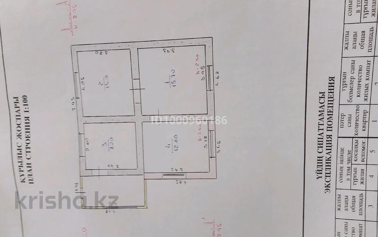 Отдельный дом · 4 комнаты · 70 м² · 4 сот., Асимова 30 за 21 млн 〒 в Таразе — фото 2