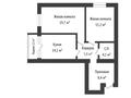 2-бөлмелі пәтер · 71 м² · 9/9 қабат, мкр. Алтын орда 2г к 1, бағасы: 24 млн ₸ в Актобе — фото 13