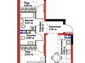 3-бөлмелі пәтер · 66 м² · 3/6 қабат, Бауыржана Момышулы 11/14а, бағасы: 50 млн ₸ в Алматы, Алатауский р-н
