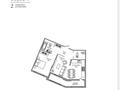 2-комнатная квартира · 66.5 м² · 4/8 этаж, А 32 за 56.5 млн ₸ в Астане, Сарайшык р-н — фото 2