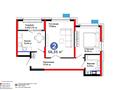 2-комнатная квартира · 56.35 м² · 10/16 этаж, мкр Акжайык, Байдибек би за 40 млн ₸ в Шымкенте, Абайский р-н