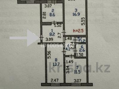 3-комнатная квартира · 70 м² · 3/5 этаж, Алтынсарина 266 за 32 млн ₸ в Петропавловске