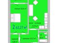 2-бөлмелі пәтер, 62.27 м², 5/19 қабат, Л. Толстого 32, бағасы: ~ 31.1 млн 〒 в Костанае — фото 22