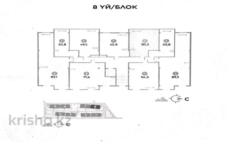 2-комнатная квартира · 50.2 м² · 5/6 этаж, Райымбека 39г — ЛУЧШЕЕ ПРЕДЛОЖЕНИЕ за ~ 33.9 млн ₸ в Алматы, Ауэзовский р-н — фото 2