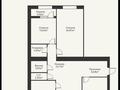 4-бөлмелі пәтер · 126.51 м² · 2/5 қабат, Кокжал Барака 18 а, б, в, бағасы: ~ 57.7 млн ₸ в Усть-Каменогорске