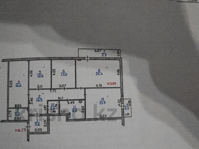 4-комнатная квартира · 117 м² · 5/5 этаж, Гаухар ана 57 за 32 млн 〒 в Талдыкоргане