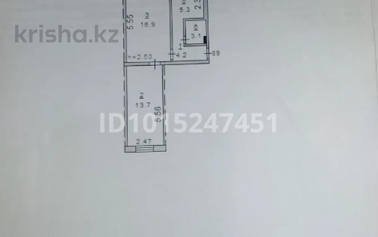 2-комнатная квартира · 44 м² · 5/5 этаж, 3-й микрорайон, Маяковского 105 — Маяковского-Быковского за 18 млн ₸ в Костанае — фото 2