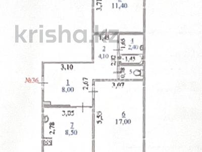 2-комнатная квартира, 56 м², 2/5 этаж, 4 мкр 12 за 6.8 млн 〒 в Алге