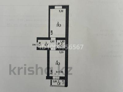 1-бөлмелі пәтер · 49.4 м² · 2/12 қабат, Жумекен Нажимеденов 38, бағасы: ~ 23.9 млн ₸ в Астане, Сарайшык р-н