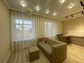 1-комнатная квартира · 34 м² · 12/12 этаж, Е 181 1 — Айтматова КазГЮУ, МНУ, Small, Кургальджинская трасса за 220 000 ₸ в Астане, Есильский р-н