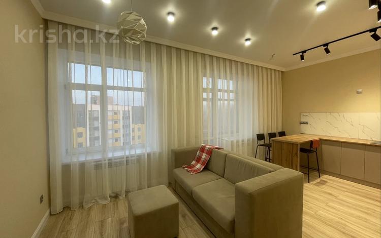 1-комнатная квартира · 34 м² · 12/12 этаж, Е 181 1 — Айтматова КазГЮУ, МНУ, Small, Кургальджинская трасса за 220 000 ₸ в Астане, Есильский р-н — фото 2