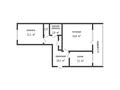 2-комнатная квартира · 52.5 м² · 4/5 этаж, Кобланды батыра 30 за 18.5 млн ₸ в Костанае — фото 13