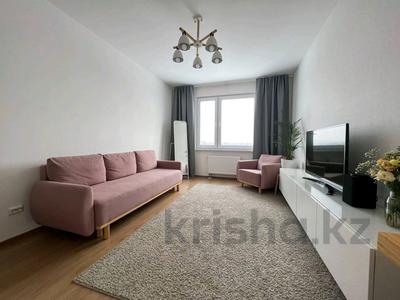 2-комнатная квартира, 60 м², 6/9 этаж помесячно, Мангылык ел 22 за 250 000 〒 в Астане, Есильский р-н