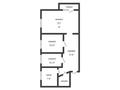 3-бөлмелі пәтер · 61.2 м² · 2/5 қабат, Комарова, бағасы: 19.5 млн ₸ в Костанае — фото 10