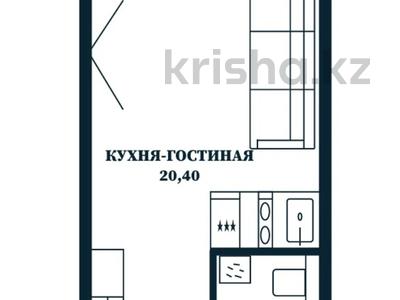 1-комнатная квартира · 23.5 м² · 9/10 этаж, Мухамедханова 30 за ~ 10.5 млн ₸ в Астане, Нура р-н