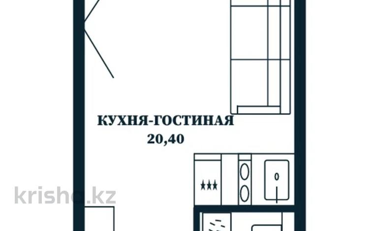 1-комнатная квартира · 23.5 м² · 9/10 этаж, Мухамедханова 30 за ~ 10.5 млн ₸ в Астане, Нура р-н — фото 16