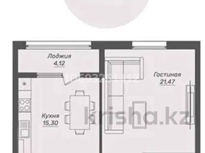 1-комнатная квартира, 58 м², 6/8 этаж, Сатпаева 13Б за 22.8 млн 〒 в Усть-Каменогорске