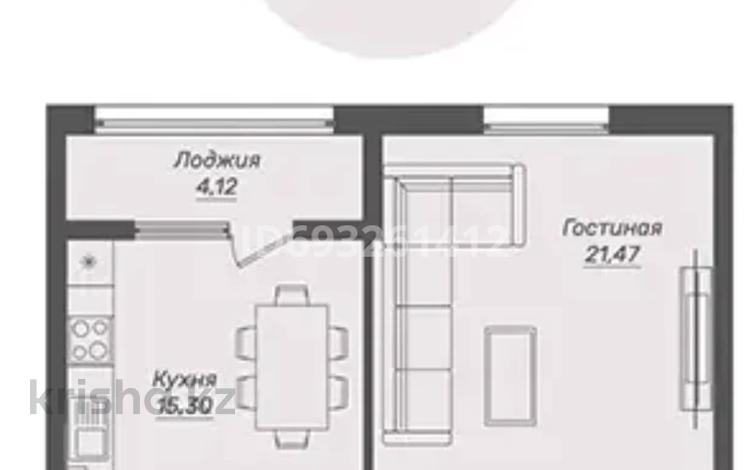 1-комнатная квартира, 58 м², 6/8 этаж, Сатпаева 13Б за 22.8 млн 〒 в Усть-Каменогорске — фото 2