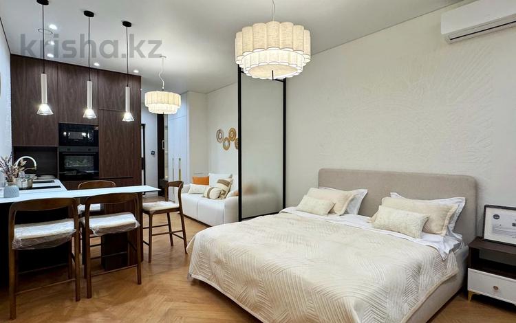 1-комнатная квартира · 35 м² · 4/9 этаж, Навои 58/4 — Жандосова за 20 000 〒 в Алматы, Ауэзовский р-н — фото 2