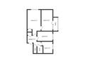 3-бөлмелі пәтер · 52.3 м² · 5/5 қабат, 50 лет Октября 49, бағасы: 12 млн ₸ в Рудном — фото 20