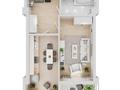 2-комнатная квартира · 40 м², Проспект Байдибек би за ~ 17.4 млн ₸ в Шымкенте, Абайский р-н — фото 8