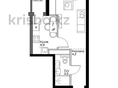 1-бөлмелі пәтер · 30 м² · 1/7 қабат, Естай, бағасы: 13.9 млн ₸ в 